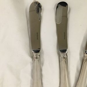 🦋67 Sambonet Rome Stainless Butter Knives
